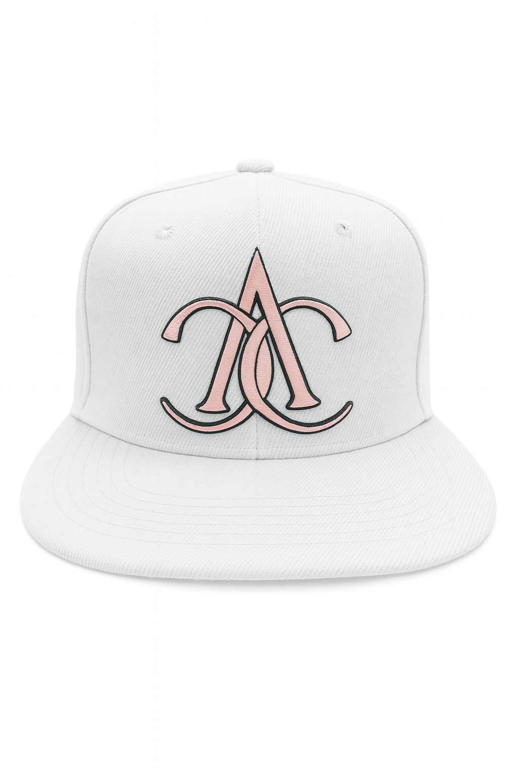 Rose gold logo wht hat